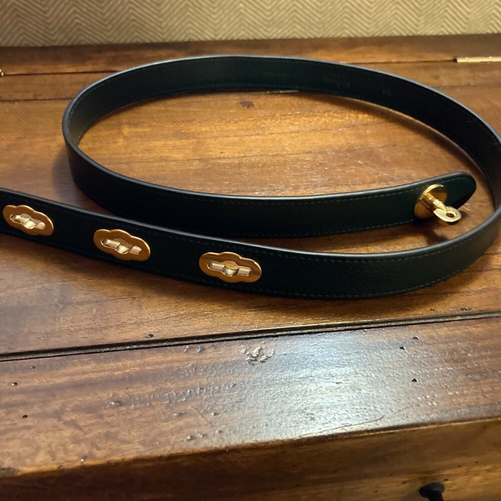 Mulberry Bryn Belt, M, dark green - Picture 2 of 6